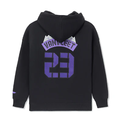 Li-Ning Basketball Series Fleece Pullover Hoodie Unisex - Black AWDRH49-1