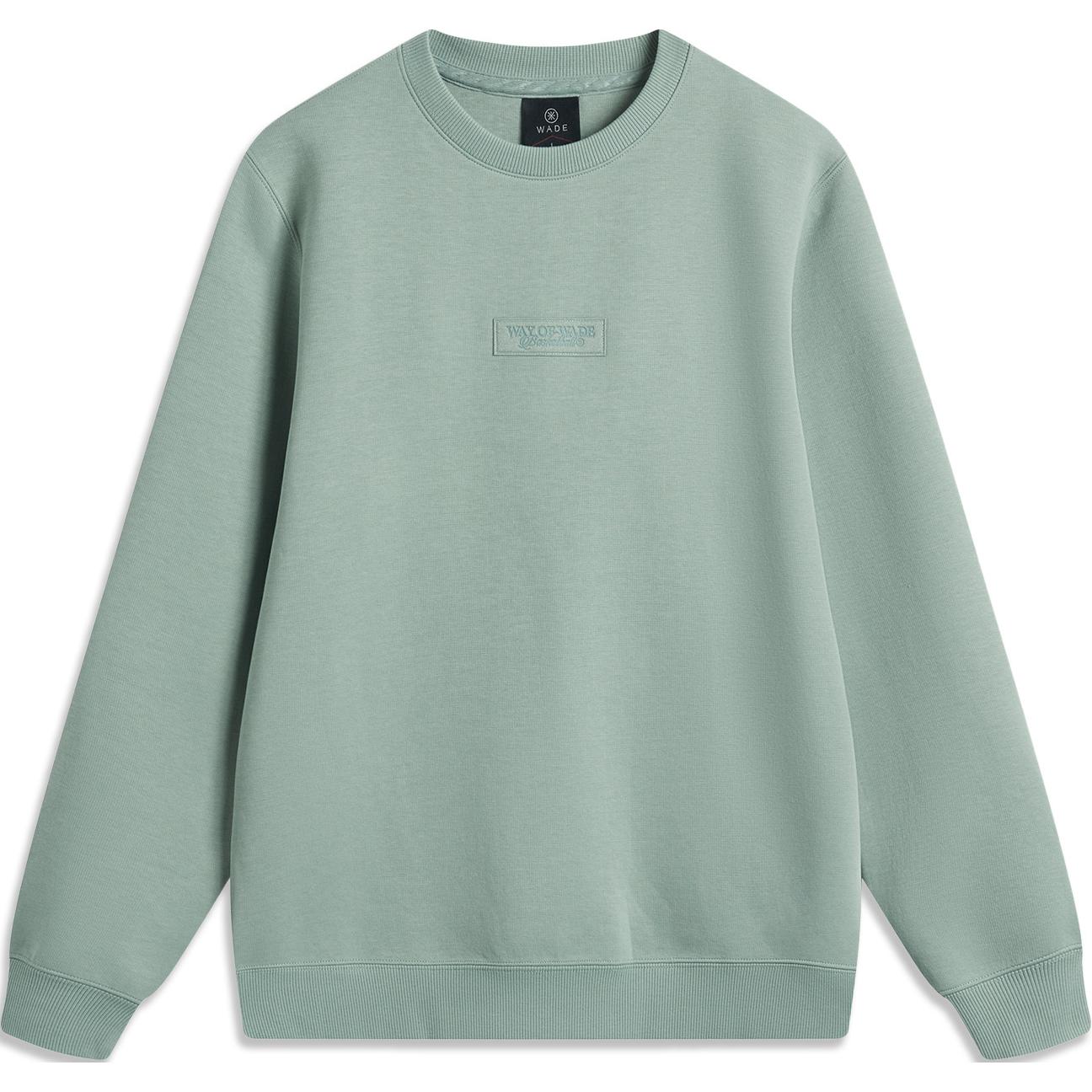 Li-Ning Basketball Series Grey Green Crewneck Sweatshirt AWDU283-8