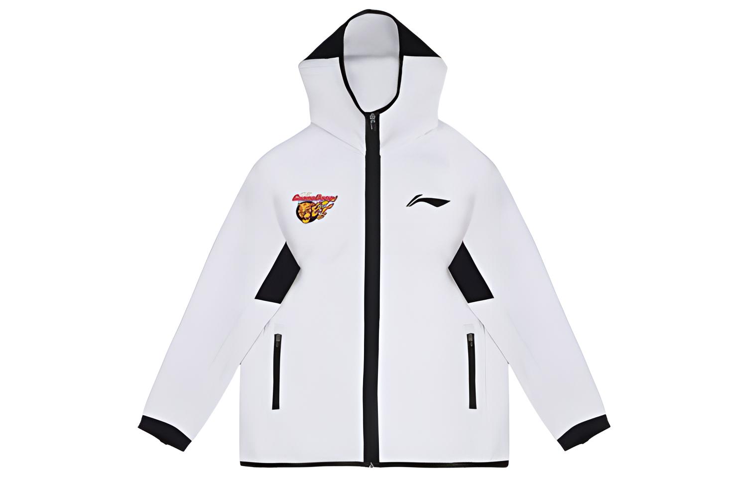 Li-Ning Basketball Series Guangdong Team Zip Hoodie Jacket Outdoor Casual AWDTD39-2