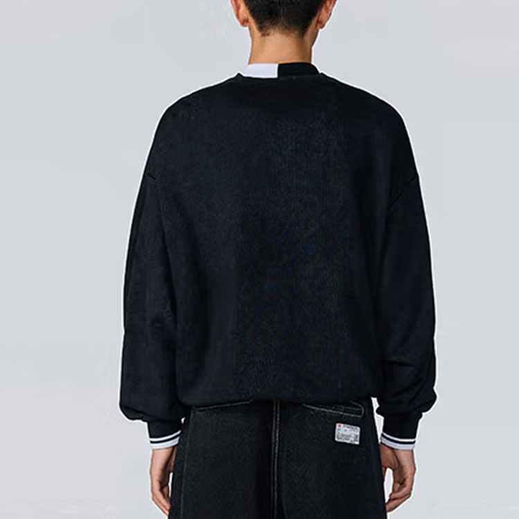 Purchase Li-Ning Basketball Series Loose Fit Crewneck Sweatshirt Black Men’s秋 Edition AWDRA23-4