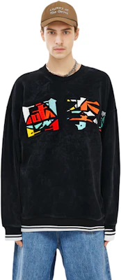 Li-Ning Basketball Series Loose Fit Crewneck Sweatshirt Black Men’s秋 Edition AWDRA23-4 2