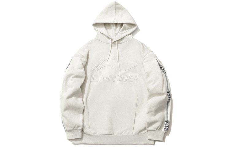 Li-Ning Basketball Series Loose Fit Side Stitch Sweatshirt Grey () AWDR189-1