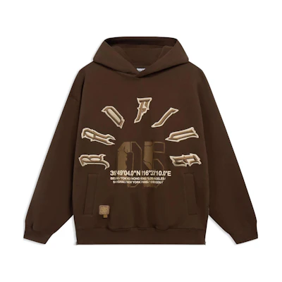 Li-Ning Basketball Series Printed Fleece Pullover Sweatshirt Unisex Brown AWDT085-2
