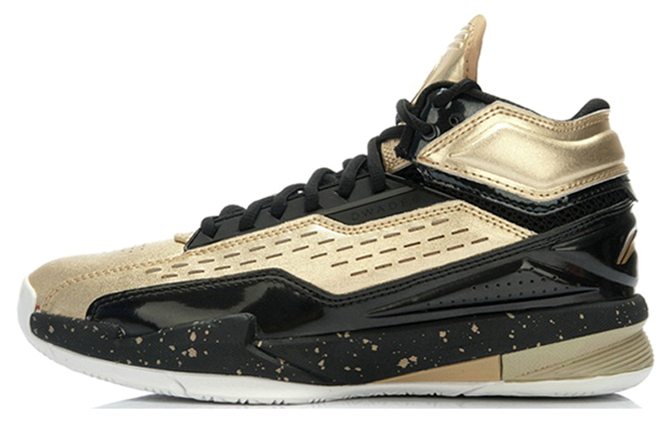 Li-Ning Basketball Shoes 'Black Gold' ABAJ019-4