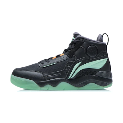 Li-Ning Basketball Shoes 'Black Mint Green'