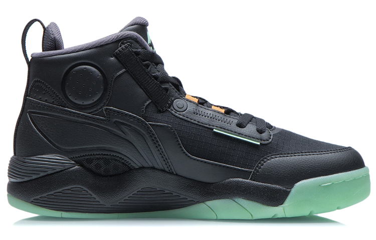 Li-Ning Basketball Shoes 'Black Mint Green' 圖 2