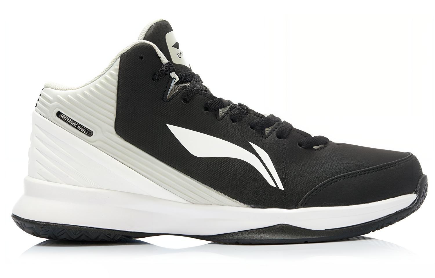 Li-Ning Basketball Shoes 'Black White CMFT' 圖 2