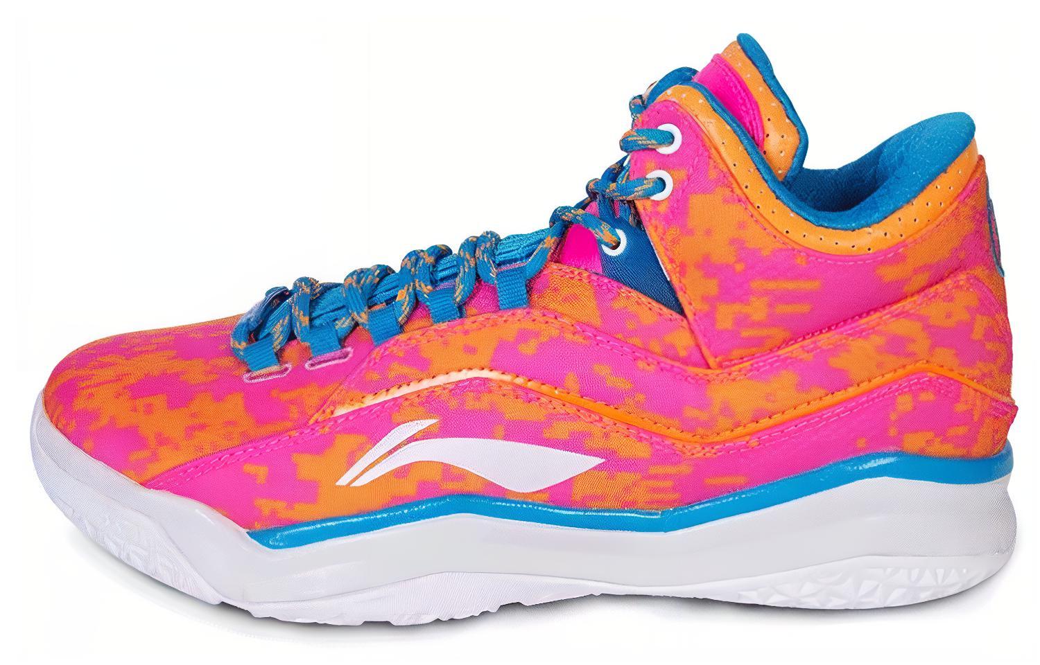 Li-Ning Basketball Shoes 'Orange Blue'