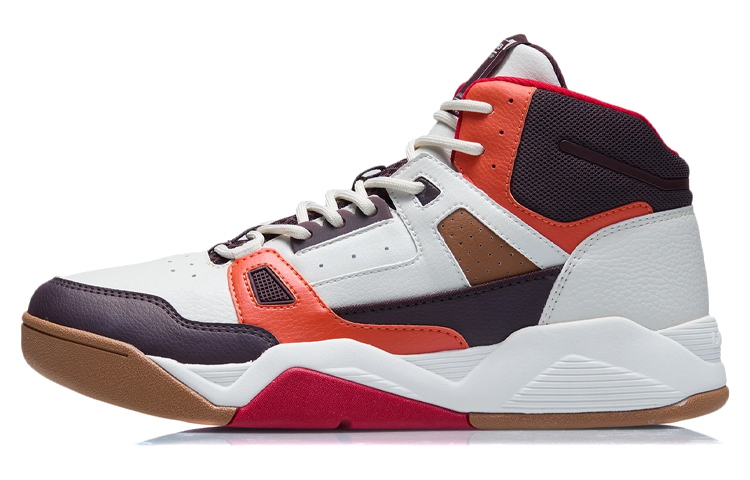 Li-Ning Basketball Shoes 'White Black Red' AGBR083-5