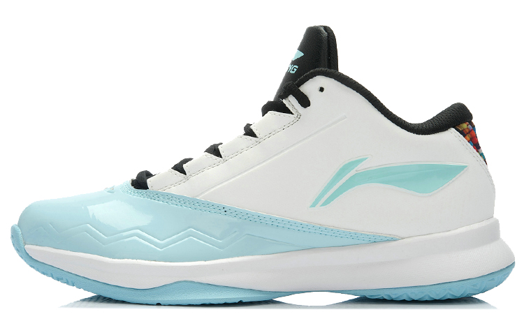 Li-Ning Basketball Shoes 'White Blue' ABPJ111-9