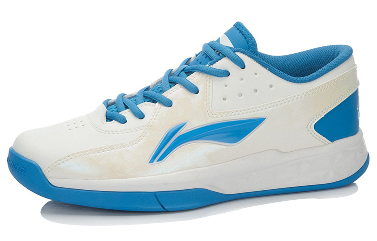 Lookbook Li-Ning Basketball Shoes 'White Blue' ABPL031-2