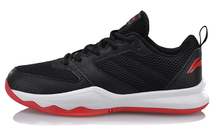 Li-Ning Basketball Shoes Low 'Black Red' ABFN005-2