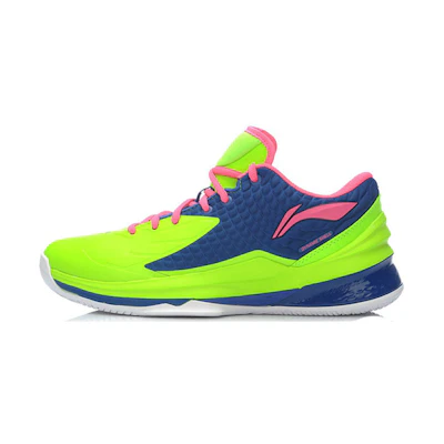Li-Ning Basketball Shoes Low 'Green-Blue Colorblock'
