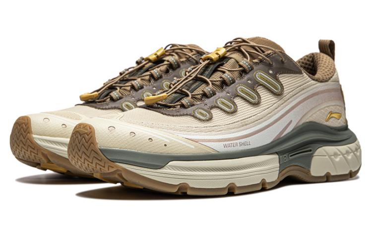 Lookbook リーニン バスケットボール スニーカー ロー 'ブラウン-ホワイト' AGLT047-3 AGLT047-3