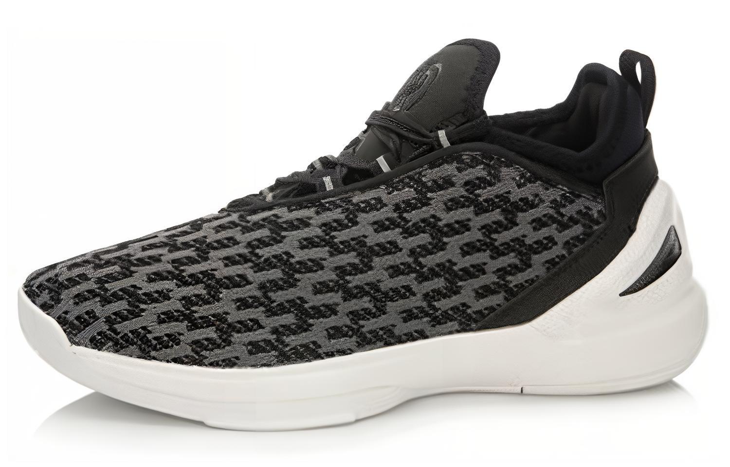 Lookbook 李寧バスケシューズ 黒灰 (Rīningu basukeshu-zu kurohai) ABCL029-3