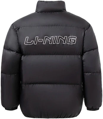 李宁篮球防风羽绒冬季夹克 黑色 AYMR053-3 Order 李宁篮球防风羽绒冬季夹克 黑色 AYMR053-3