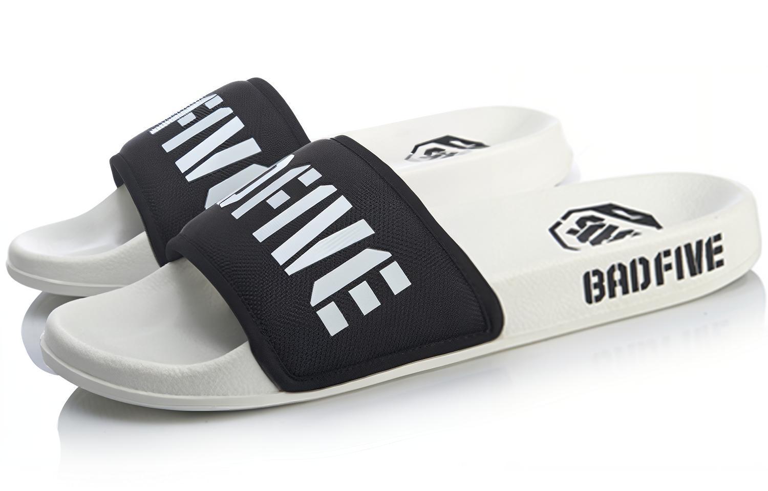 Lookbook Sandal Basket Li-Ning BD5 'Hitam Putih' ABTQ001-2