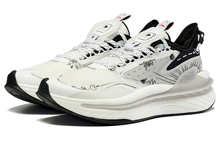 Order Li-Ning Beyond 6 'Putih Hitam Standard' AGLS015-4