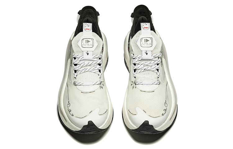 Lookbook Li-Ning Beyond 6 'Putih Hitam Standard' AGLS015-4