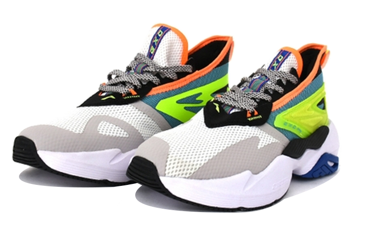 Lookbook Li-Ning Beyond ''Wit Groen Blauw'' AGLQ029-6