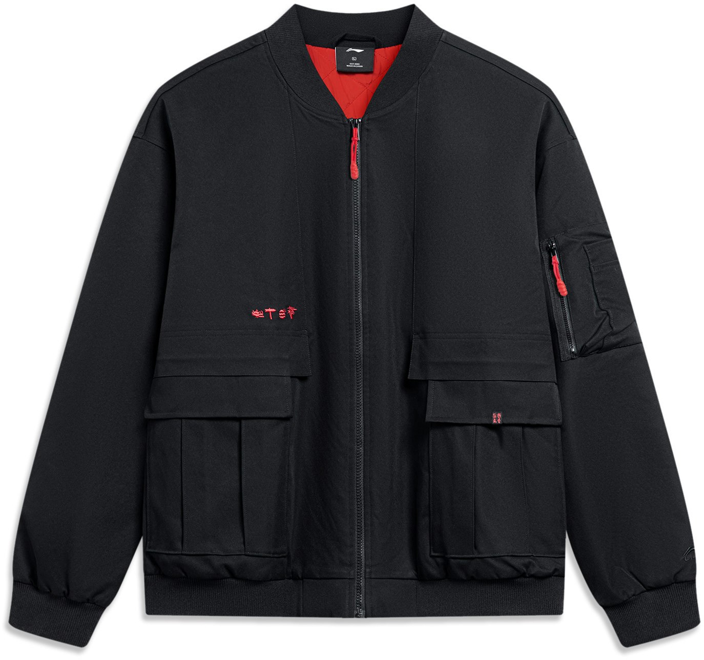 li-ning-black-baseball-collar-zipper-jacket-sporty-trend-series-ajmu-011-2