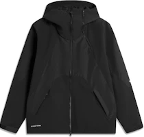 Li-Ning Black Basketball Series Lightweight Breathable Hooded Jacket AFDU065-3