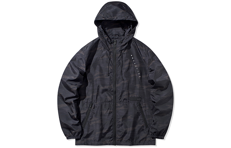 Li-Ning Black Camo Sports Hoodie Jacket AFDQ017-3