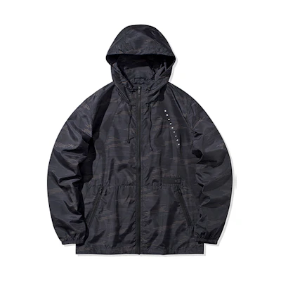 Li-Ning Black Camo Sports Hoodie Jacket AFDQ017-3