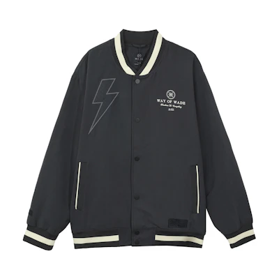 Li-Ning Black Casual Sport Letter Print Warm Loose Jacket AJMT025-6