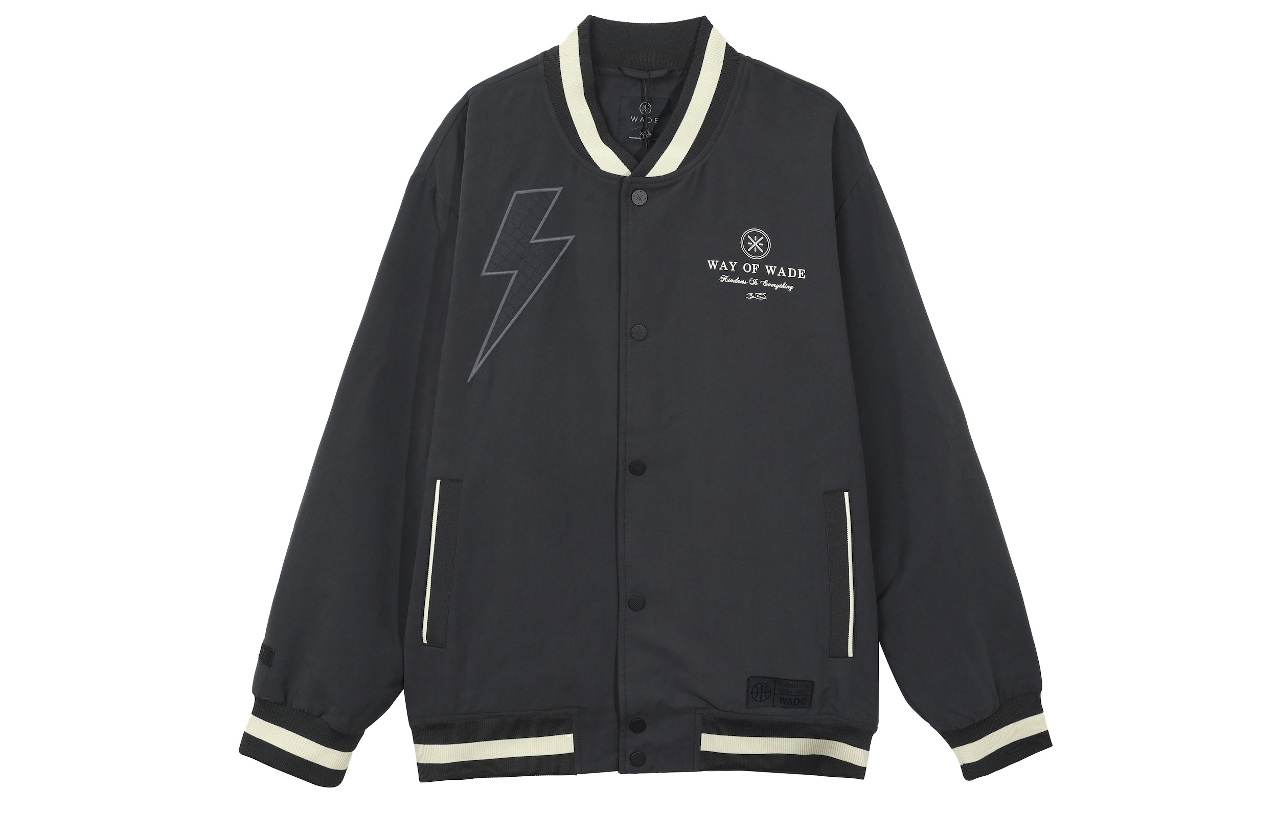 Order Li-Ning Black Casual Sport Letter Print Warm Loose Jacket AJMT025-6