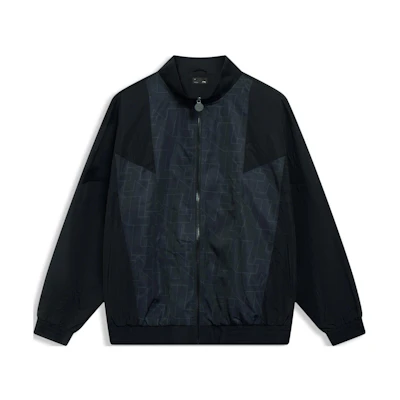Li-Ning Black Casual Sports Zip-Up Jacket AJDT015-3