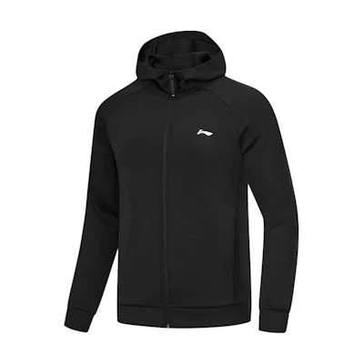 Li-Ning Black Fitness Quick-Dry Hooded Jacket AWDT521-1
