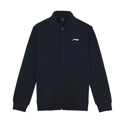Li-Ning Black Knit Cardigan Sweatshirt - Sports Lifestyle Series AWDT959-1