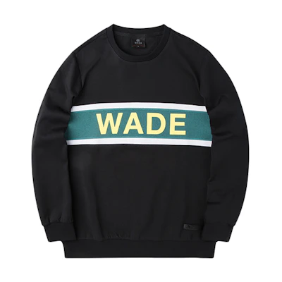 Li-Ning Black Knit Letter Print Pullover Hoodie AWDQ555-1
