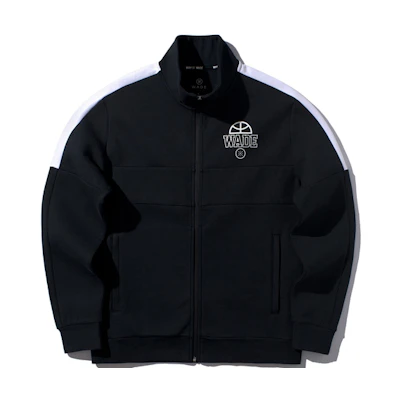 Li-Ning Black Loose-Fit Zip-Up Jacket (No Hood) AWDP683-1