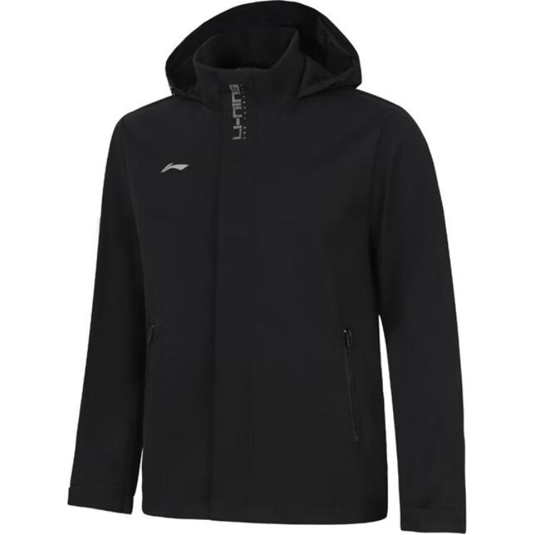 Li-Ning Black Loose Fit Hoodie Jacket AFDUA05-7