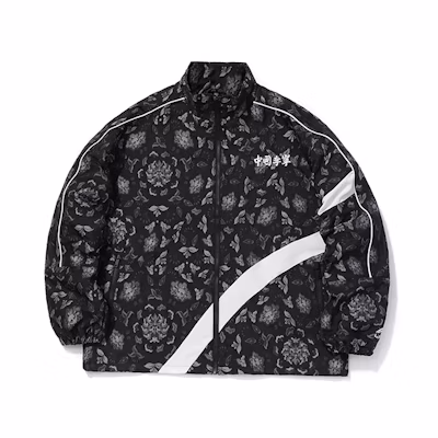 Li-Ning Black Loose Fit Zipper Sports Casual Jacket AFDQ735-2