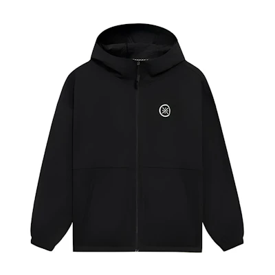 Li-Ning Black Oversized Hoodie Jacket with Logo AFDS427-1