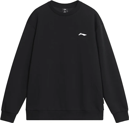 Li-Ning Black Pullover Sweatshirt Sports Series with Logo AWDTD81-1 Buy Li-Ning Black Pullover Sweatshirt Sports Series with Logo AWDTD81-1