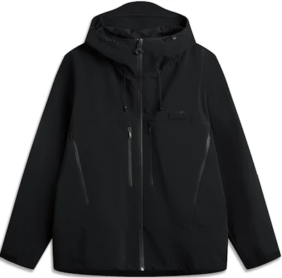 Li-Ning Black Rainproof Breathable Hooded Windbreaker Jacket AEMU009-2 Buy Li-Ning Black Rainproof Breathable Hooded Windbreaker Jacket AEMU009-2