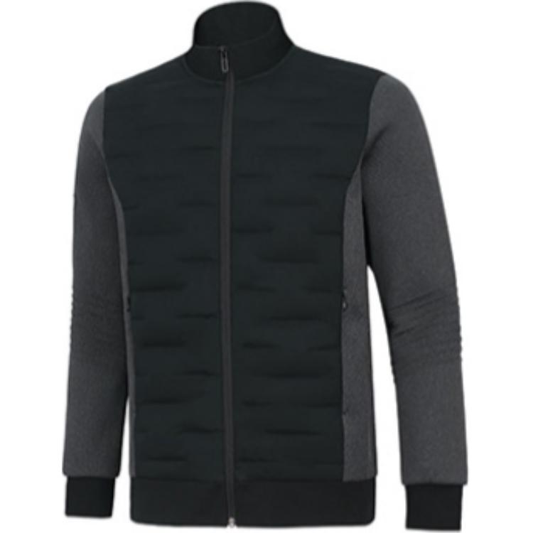 Li-Ning Black Short Business Sport Casual Thermal Outdoor Jacket AYMT201-1