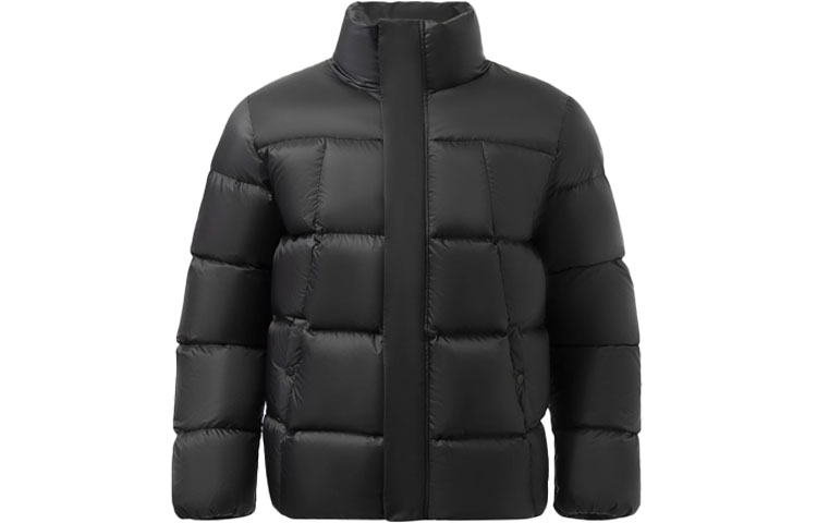 Order Li-Ning Black Short Puffer Jacket - Basketball Series AYMR219-1