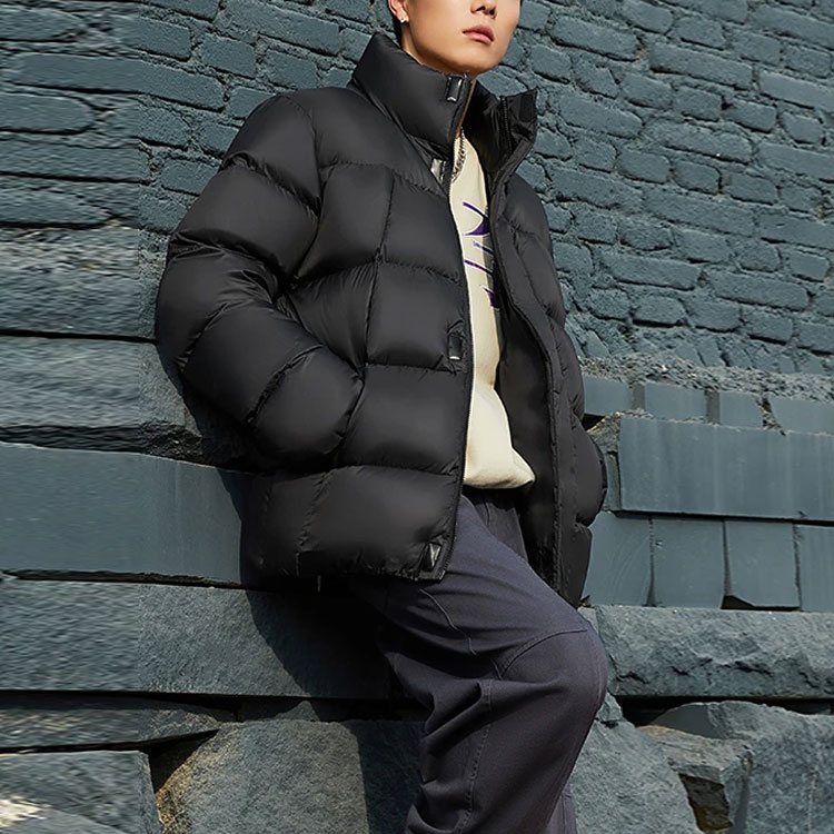 Details for Li-Ning Black Short Puffer Jacket - Basketball Series AYMR219-1