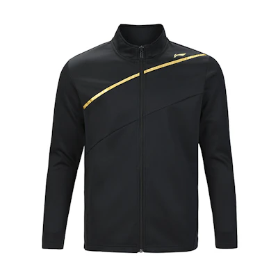 Li-Ning Black Training Sports Jacket with Stand Collar AWDQ815-1