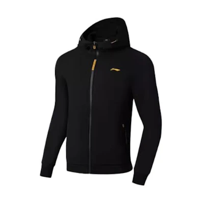 Li-Ning Black Water-Resistant Thermal Running Sports Jacket ZRK0621-5