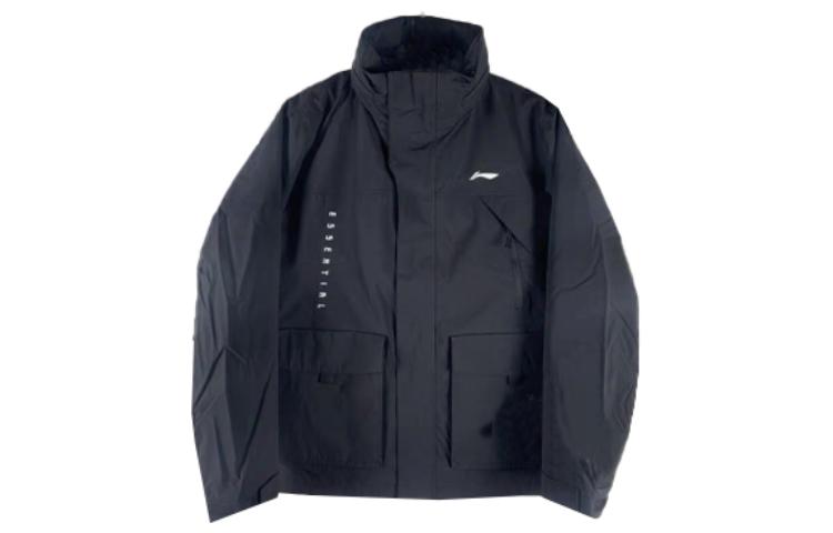 Li-Ning Black Waterproof Zip Jacket Long Sleeve Sportswear AWBR019-3 圖 2