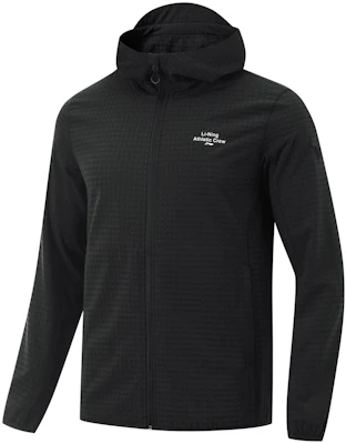 Li-Ning Black Windproof Hooded Jacket for Outdoor Cycling & Camping Fitness AFDU925-1 Buy Li-Ning Black Windproof Hooded Jacket for Outdoor Cycling & Camping Fitness AFDU925-1