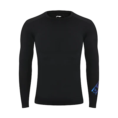 Li-Ning Black Winter Training Compression Long-Sleeve Sweatshirt AUDR101-1