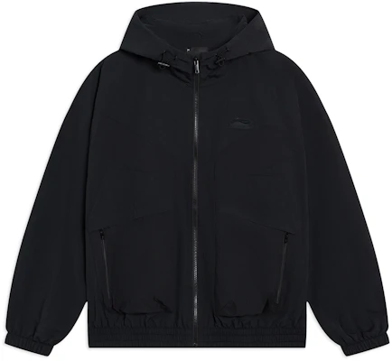 リーニン 黒ジップアップフーディージャケット ロゴ入り - スポーツ&ライフスタイル AJDT039-6 Buy リーニン 黒ジップアップフーディージャケット ロゴ入り - スポーツ&ライフスタイル AJDT039-6