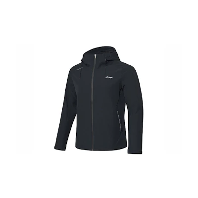 Li-Ning Black Zip-Up Training Hoodie Jacket AFDP607-1